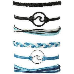 Surf String Wave Bracelets for Women Girls Boho Handmade Waterproof Adjustable